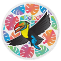 Belize Toucan Round Beach Towel
